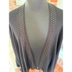 Lane Bryant Chic Black Knit Wrap